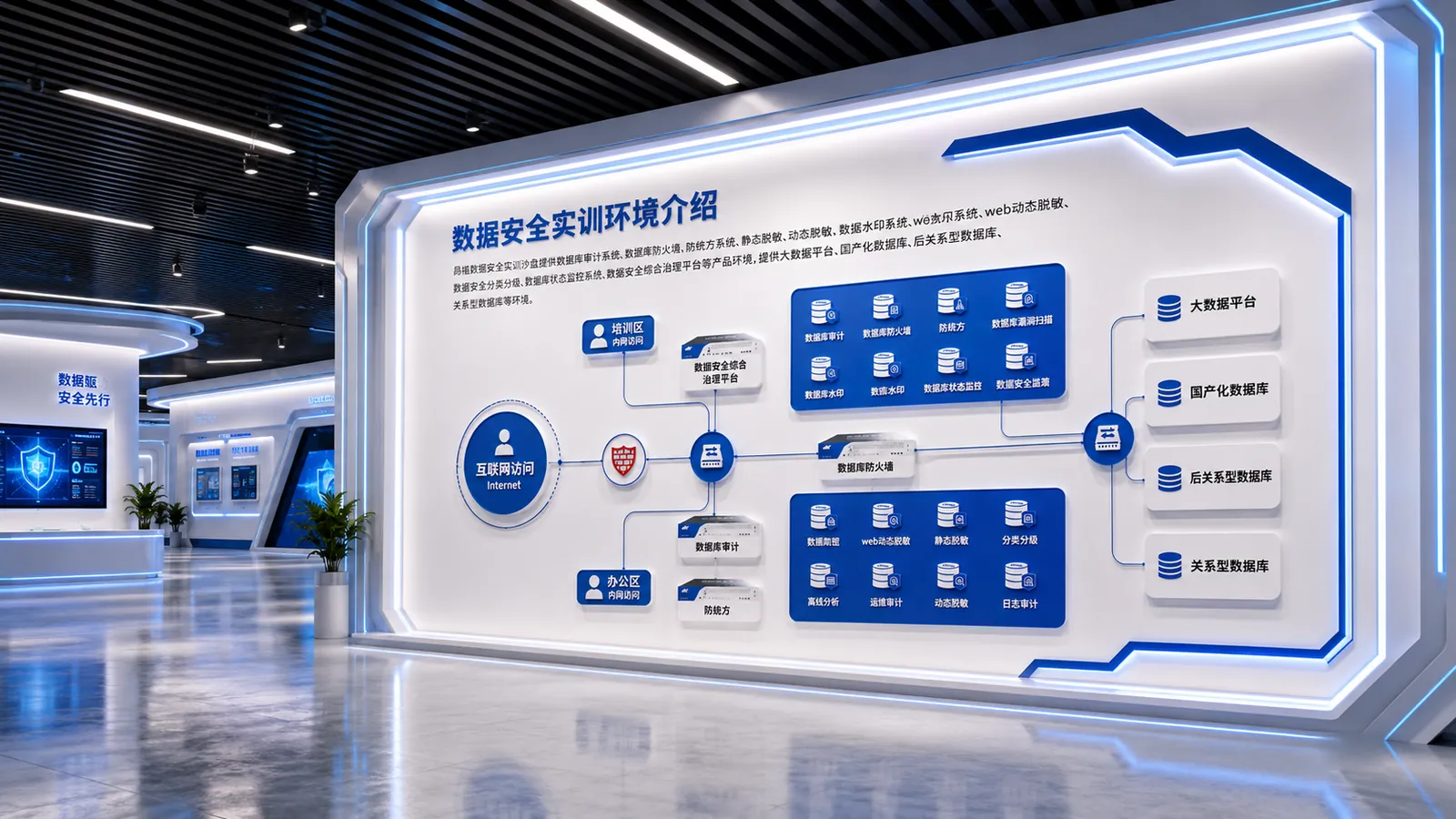 数据安全实训环境介绍墙效果图
