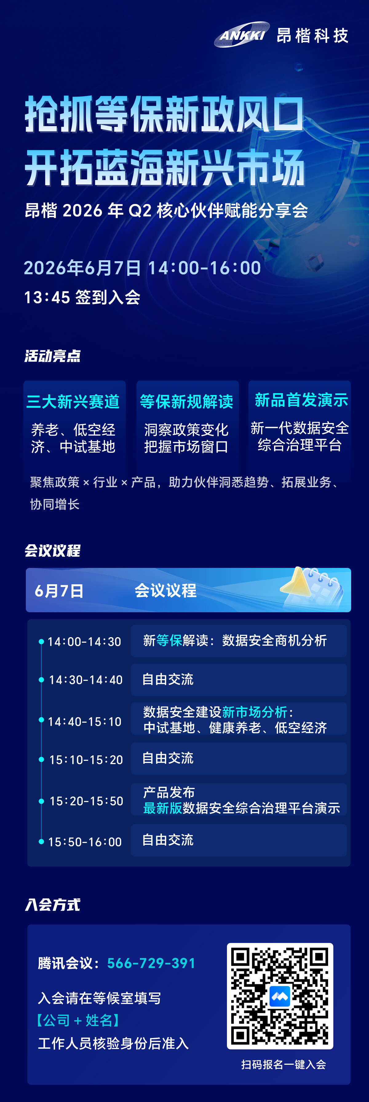 昂楷 2026 年 Q2 核心伙伴赋能分享会邀请函