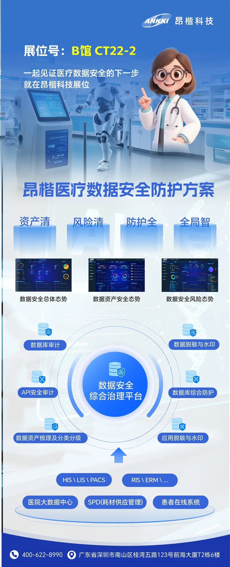 医疗数据安全防护解决方案易拉宝